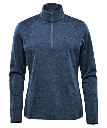 Stormtech Women’s Treeline ¼-zip fleece Dark Navy Heather