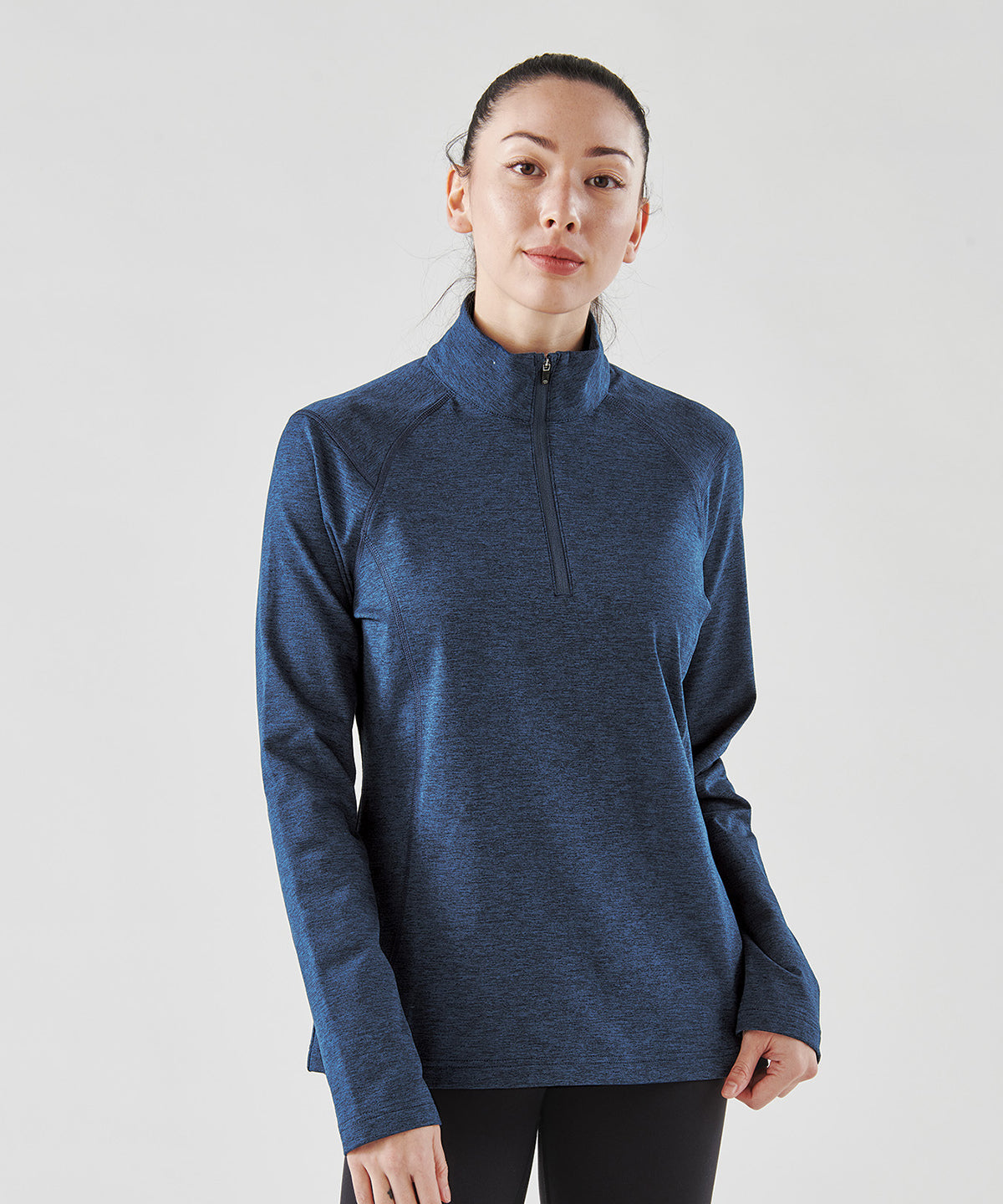 Stormtech Women’s Treeline ¼-zip fleece Black Heather