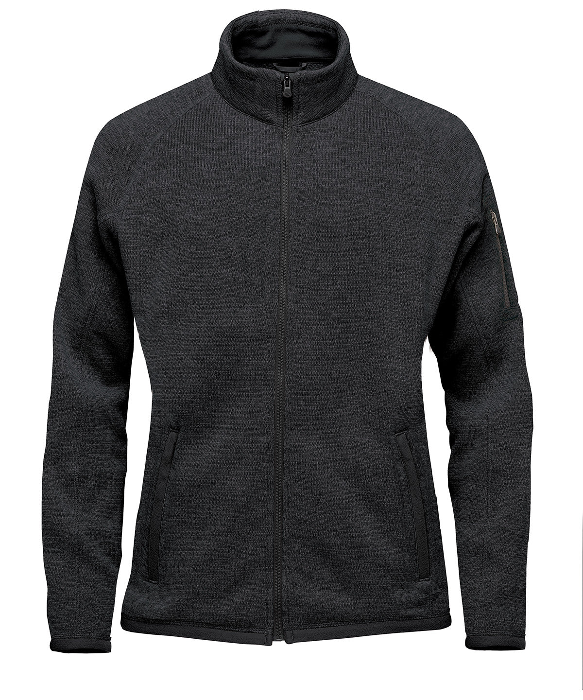 Stormtech Women’s Avalante full-zip fleece jacket Black Heather