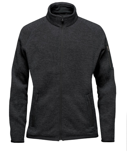 Stormtech Women’s Avalante full-zip fleece jacket Black Heather