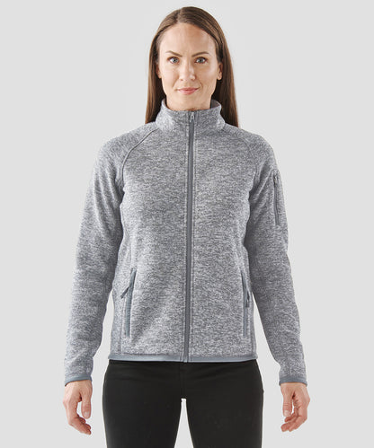 Stormtech Women’s Avalante full-zip fleece jacket Black Heather