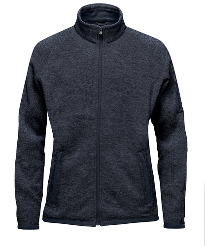 Stormtech Women’s Avalante full-zip fleece jacket Navy Heather