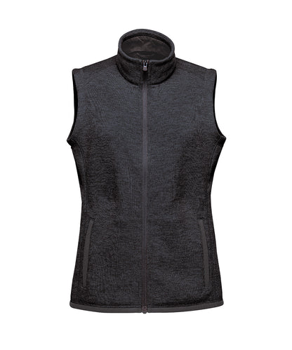 Stormtech Women’s Avalante fleece vest Black Heather