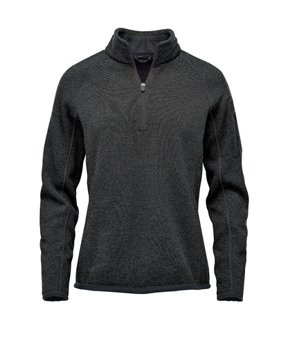 Stormtech Women’s Avalante ¼-zip fleece Black Heather
