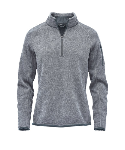 Stormtech Women’s Avalante ¼-zip fleece Granite Heather