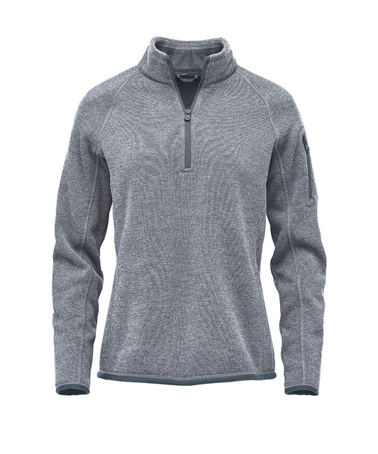 Stormtech Women’s Avalante ¼-zip fleece Granite Heather