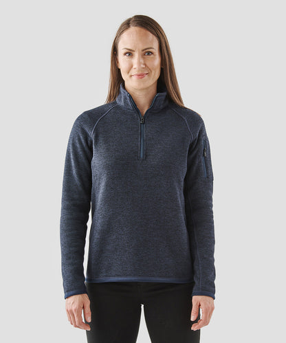 Stormtech Women’s Avalante ¼-zip fleece Black Heather
