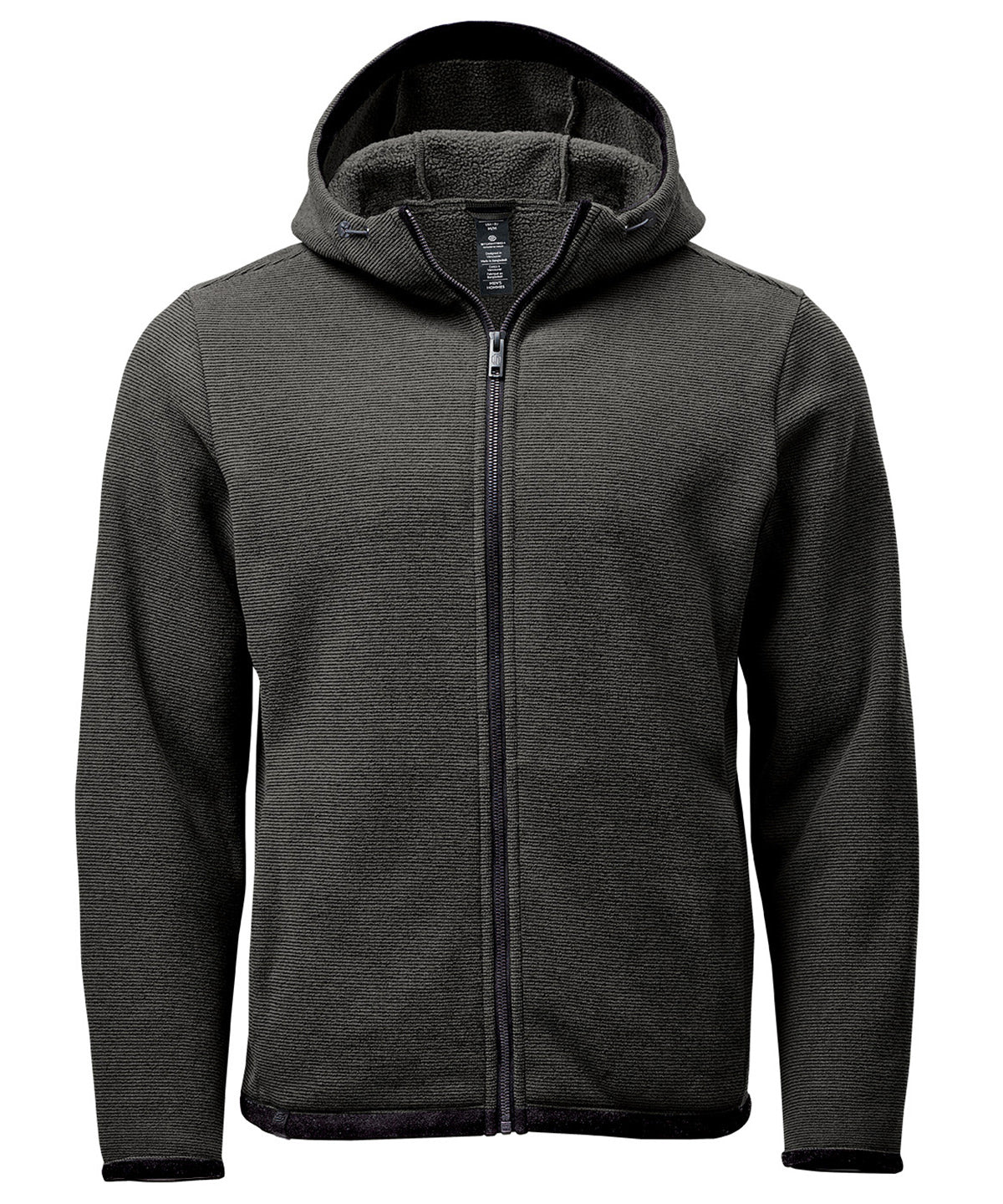 Stormtech Medusa fleece hoodie Charcoal Stripe