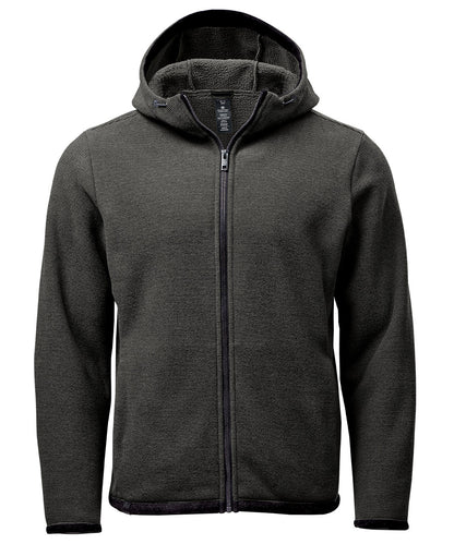 Stormtech Medusa fleece hoodie Charcoal Stripe