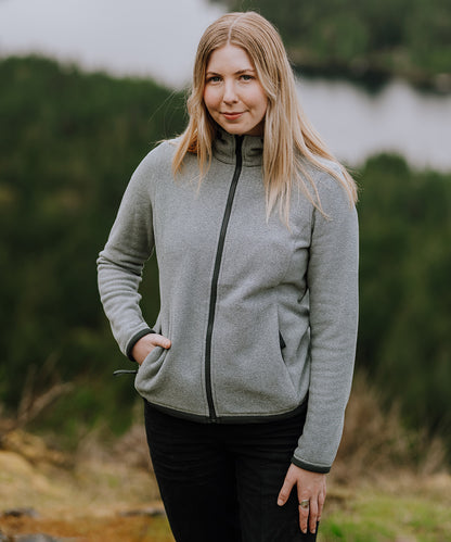 Stormtech Women’s Medusa fleece hoodie Charcoal Stripe
