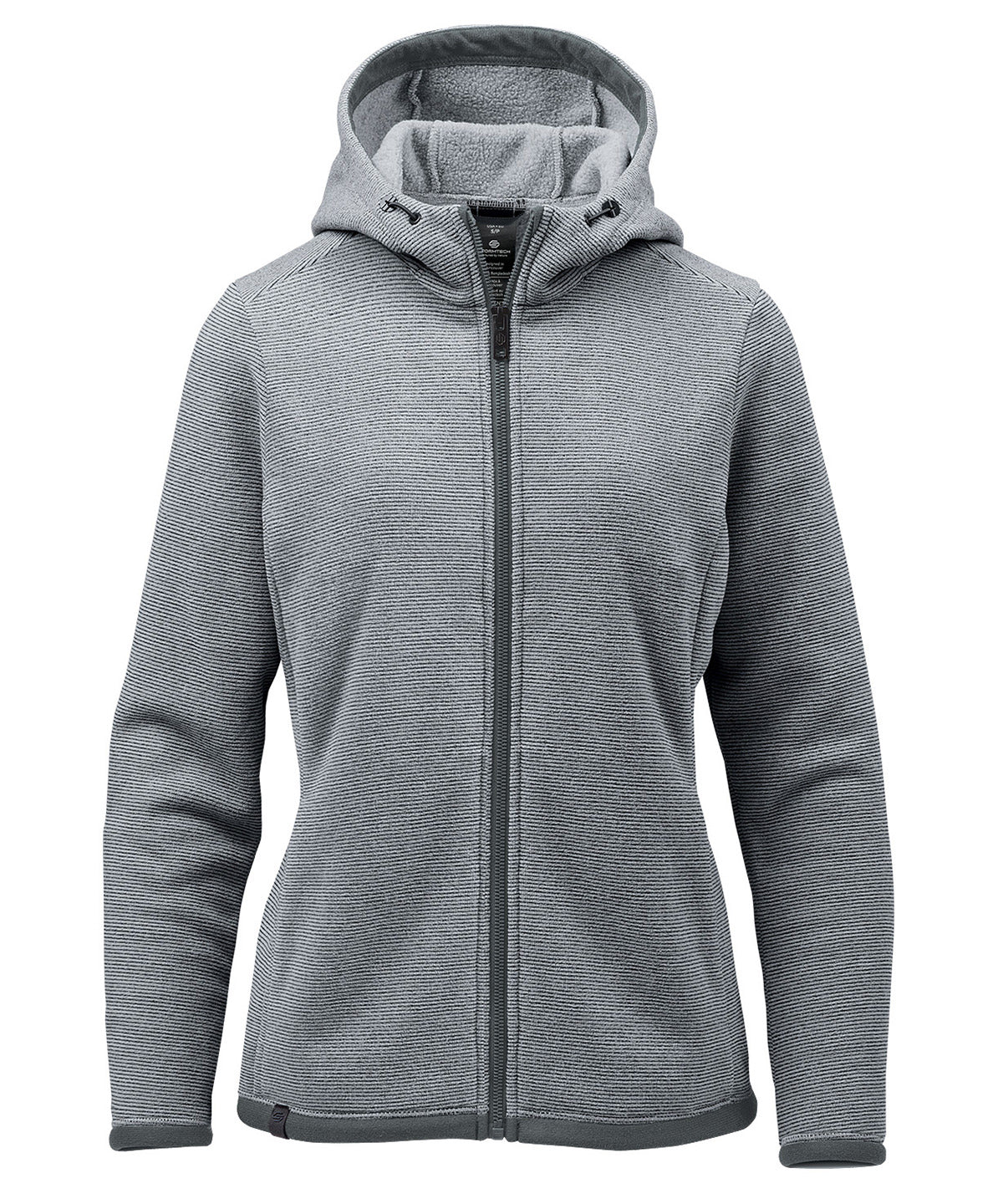 Stormtech Women’s Medusa fleece hoodie Zinc Stripe