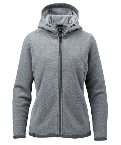 Stormtech Women’s Medusa fleece hoodie Zinc Stripe