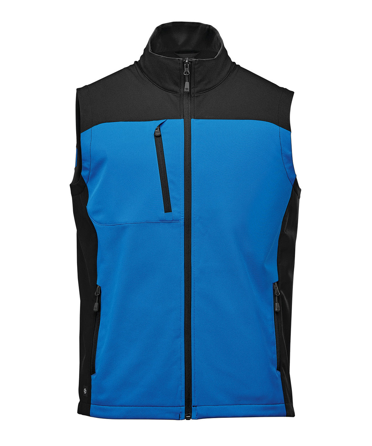 Stormtech Cascades softshell vest Azure Blue/Black