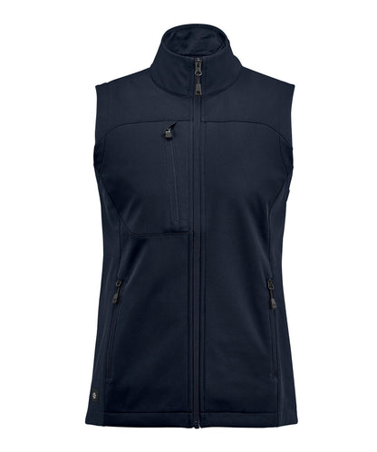 Stormtech Women’s Cascades softshell vest Navy/Navy*