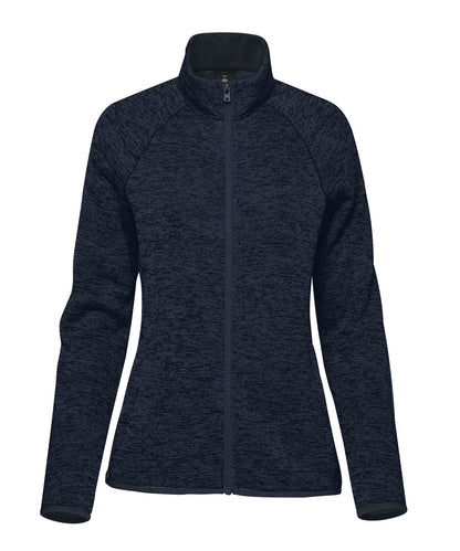 Stormtech Women’s Yosemite full-zip fleece jacket Navy Heather