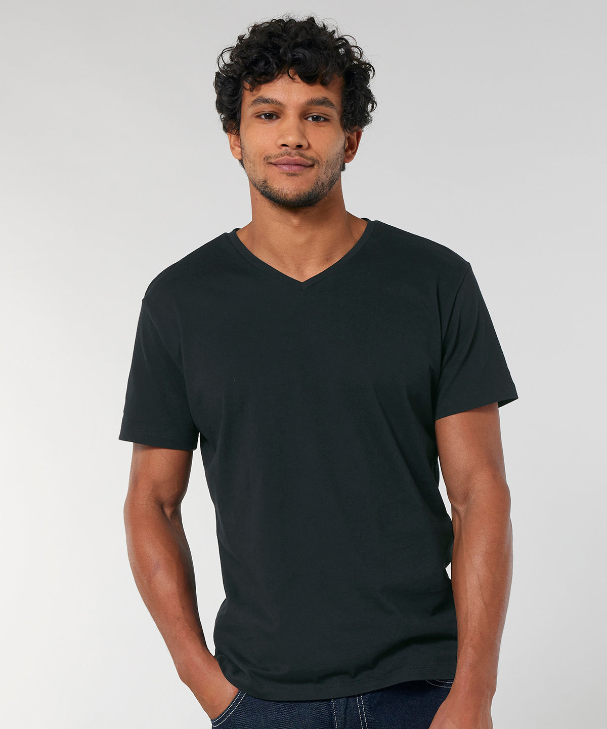 Stanley/Stella Stanley Presenter v-neck t-shirt (STTM562) Black