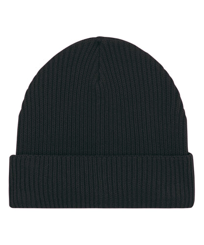 Stanley/Stella Fisherman beanie in unisex fit (STAU771) Black