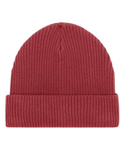 Stanley/Stella Fisherman beanie in unisex fit (STAU771) Red Earth