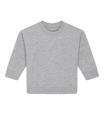 Stanley/Stella Baby Changer terry crew neck sweatshirt (STSB920) Heather Grey