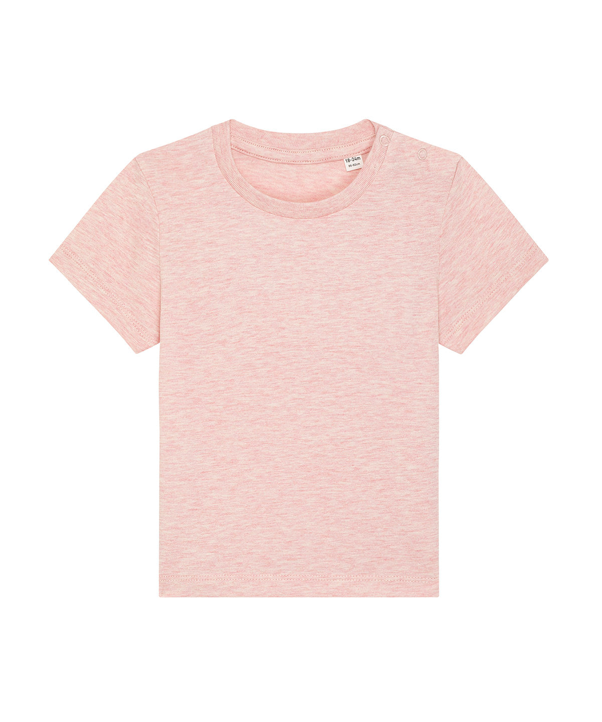 Stanley/Stella Baby Creator iconic babies' t-shirt (STTB918) Cream Heather Pink