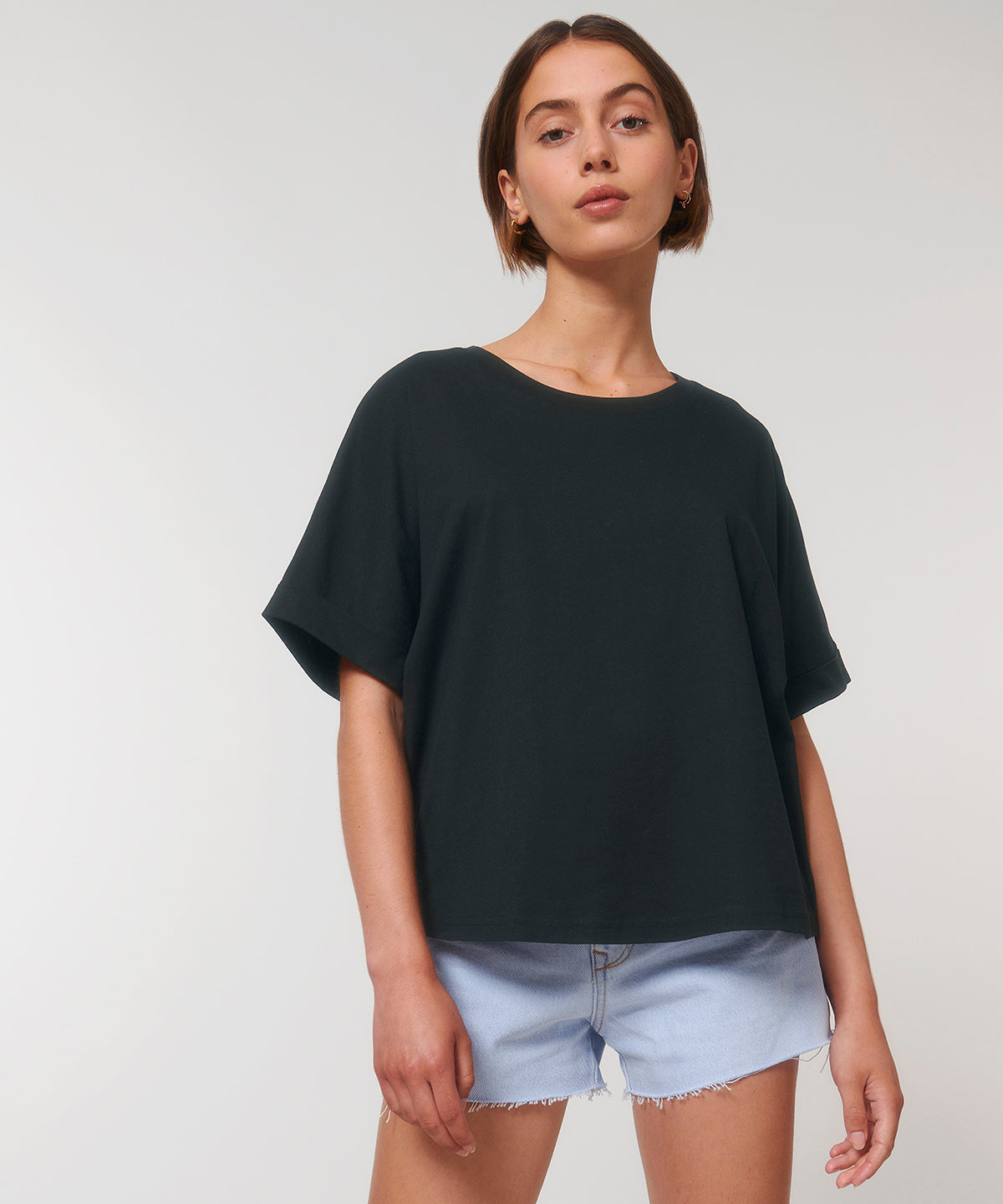 Stanley/Stella Stella Collider oversized women’s t-shirt (STTW089) Black