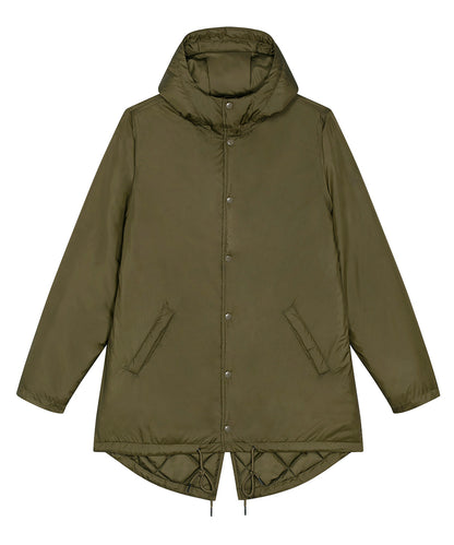 Stanley/Stella Unisex padded parka jacket (STJU841) British Khaki