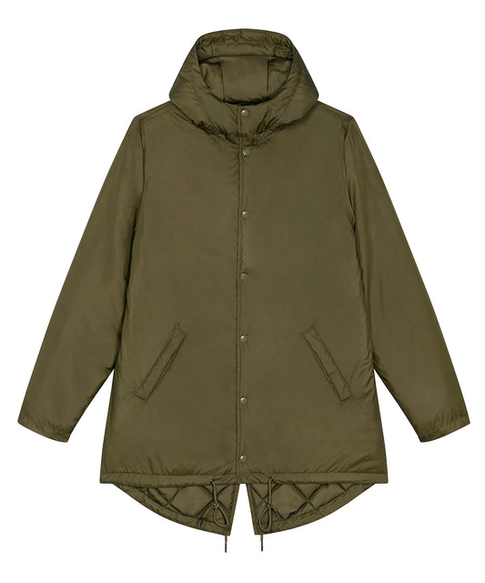 Stanley/Stella Unisex padded parka jacket (STJU841) British Khaki
