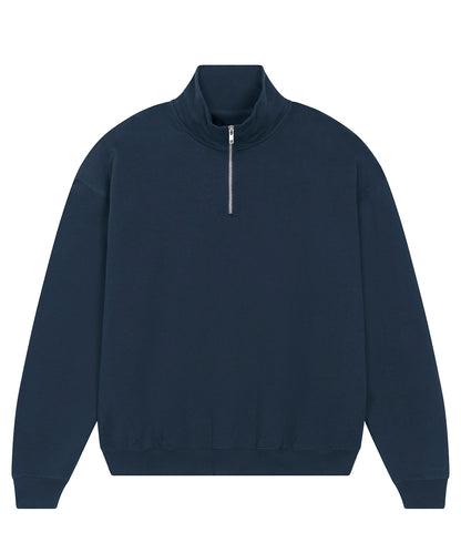 Stanley/Stella Unisex Miller dry 1/4 zip sweatshirt (STSU795) French Navy