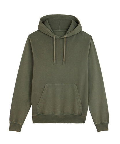 Stanley/Stella Unisex Archer vintage hoodie sweatshirt (STSU040) Garment Dyed Khaki