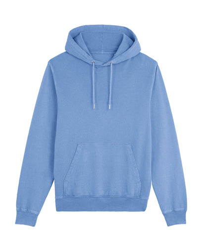 Stanley/Stella Unisex Archer vintage hoodie sweatshirt (STSU040) Garment Dyed Swimmer Blue