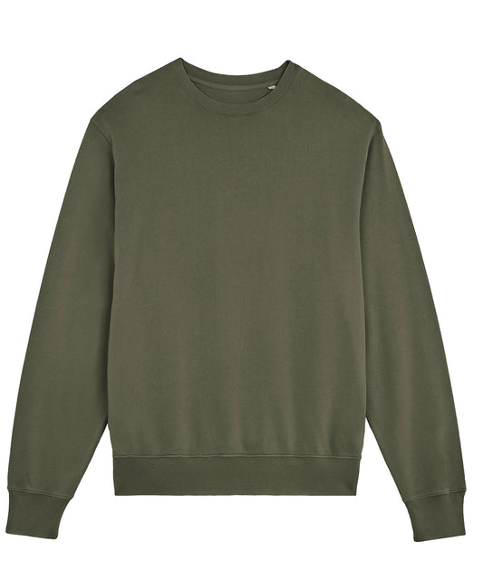 Stanley/Stella Unisex Matcher vintage sweatshirt (STSU085) Garment Dyed Khaki