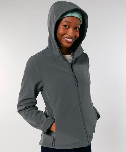 Stanley/Stella Women’s Stella Discoverer hooded softshell  (STJW159) Anthracite