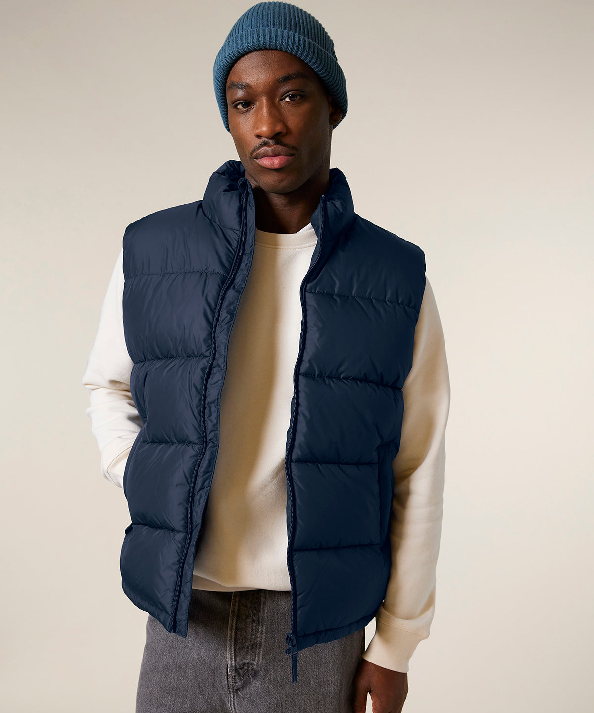 Stanley/Stella Padded puffer gilet (STJU250) Black