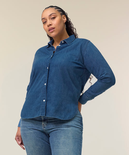 Stanley/Stella Stella denim shirt (STWW970) Light Wash