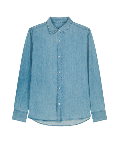 Stanley/Stella Stella denim shirt (STWW970) Light Wash