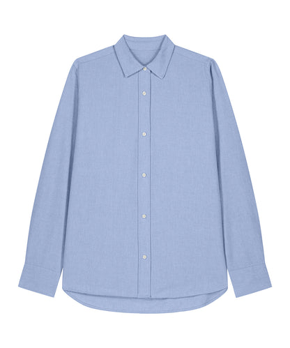 Stanley/Stella Stella Oxford shirt (STWW971) Blue Oxford