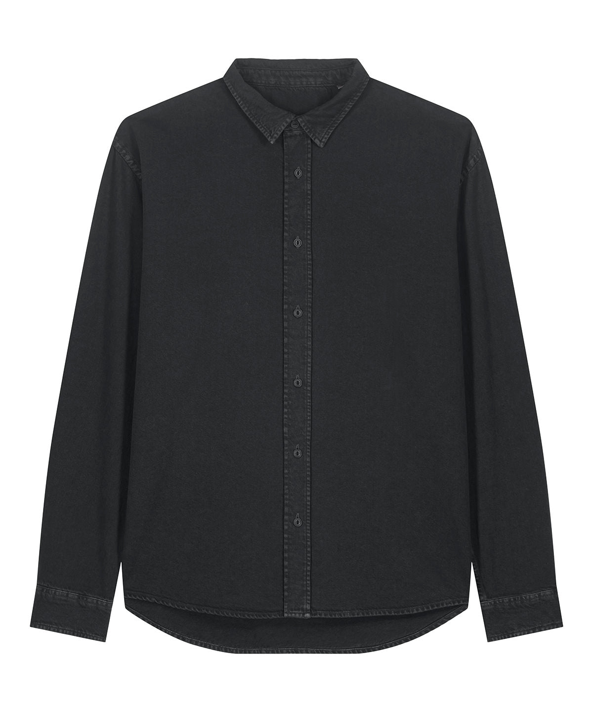 Stanley/Stella Worker shirt (STWU975) Garment Dyed Black Rock