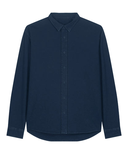 Stanley/Stella Worker shirt (STWU975) Garment Dyed Navy