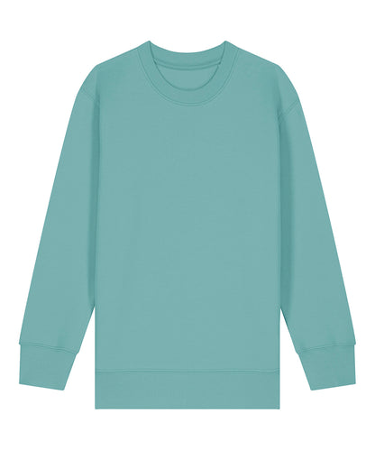 Stanley/Stella Kids Mini Changer 2.0 iconic crew neck sweatshirt (STSK181) Teal Monstera