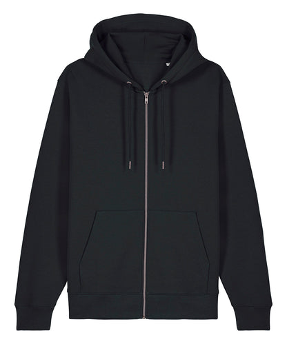 Stanley/Stella Unisex Cultivator 2.0 iconic zip-thru hoodie sweatshirt (STSU179) Black*