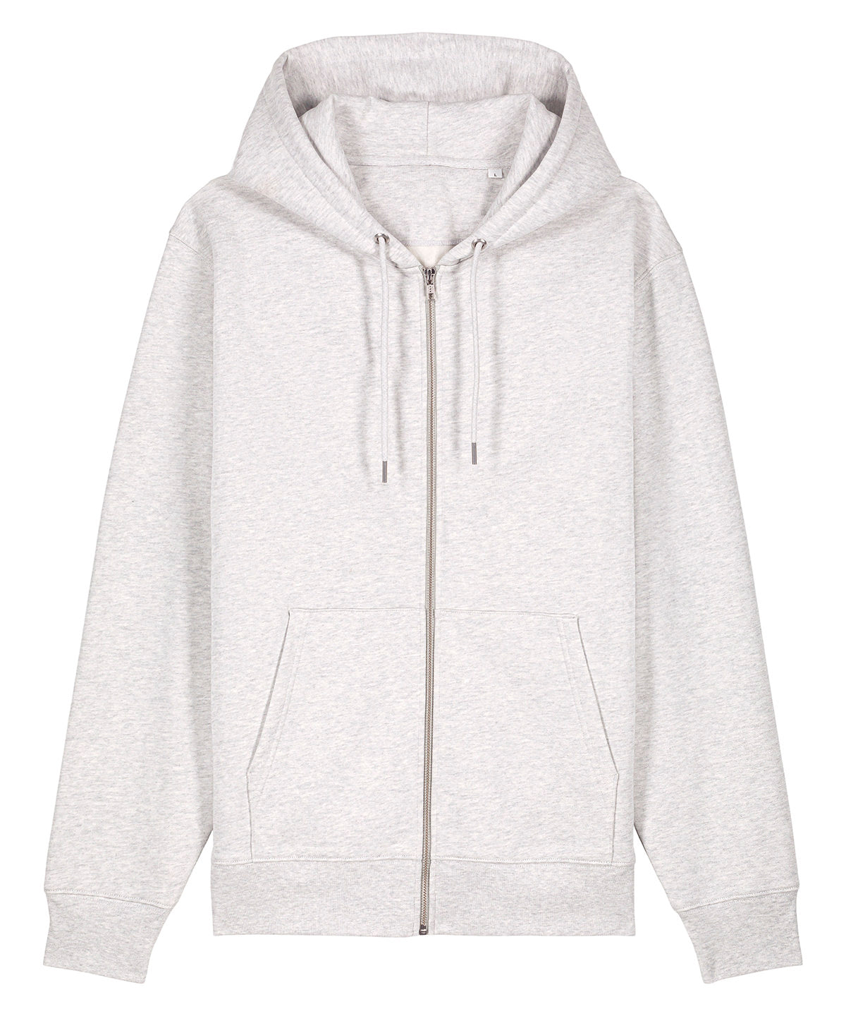 Stanley/Stella Unisex Cultivator 2.0 iconic zip-thru hoodie sweatshirt (STSU179) Cool Heather Grey