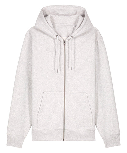 Stanley/Stella Unisex Cultivator 2.0 iconic zip-thru hoodie sweatshirt (STSU179) Cool Heather Grey