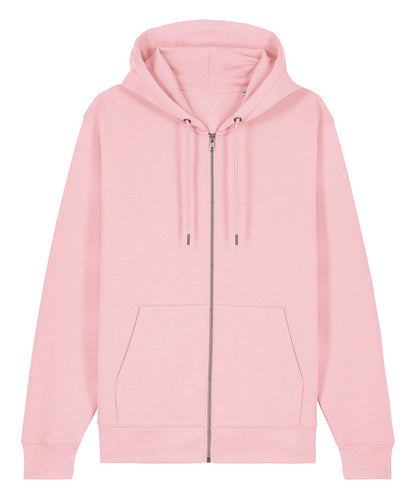 Stanley/Stella Unisex Cultivator 2.0 iconic zip-thru hoodie sweatshirt (STSU179) Cotton Pink