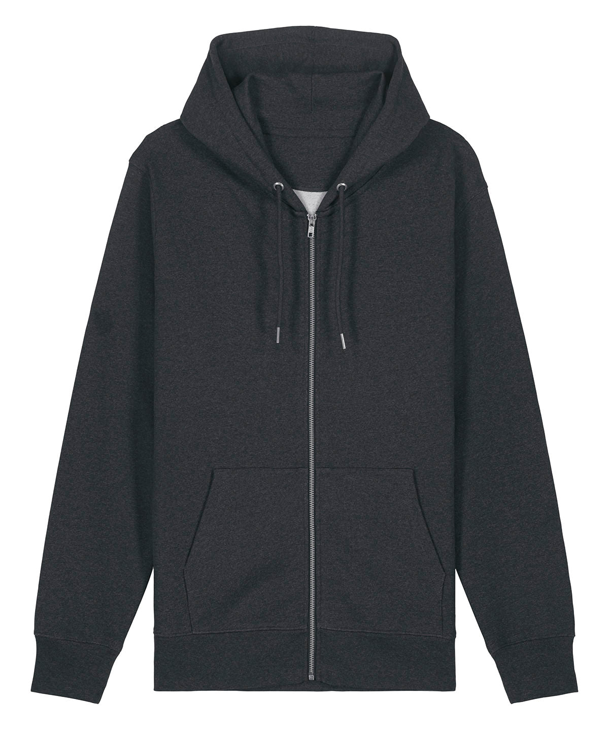 Stanley/Stella Unisex Cultivator 2.0 iconic zip-thru hoodie sweatshirt (STSU179) Dark Heather Grey