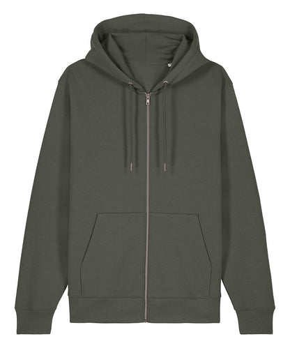 Stanley/Stella Unisex Cultivator 2.0 iconic zip-thru hoodie sweatshirt (STSU179) Khaki