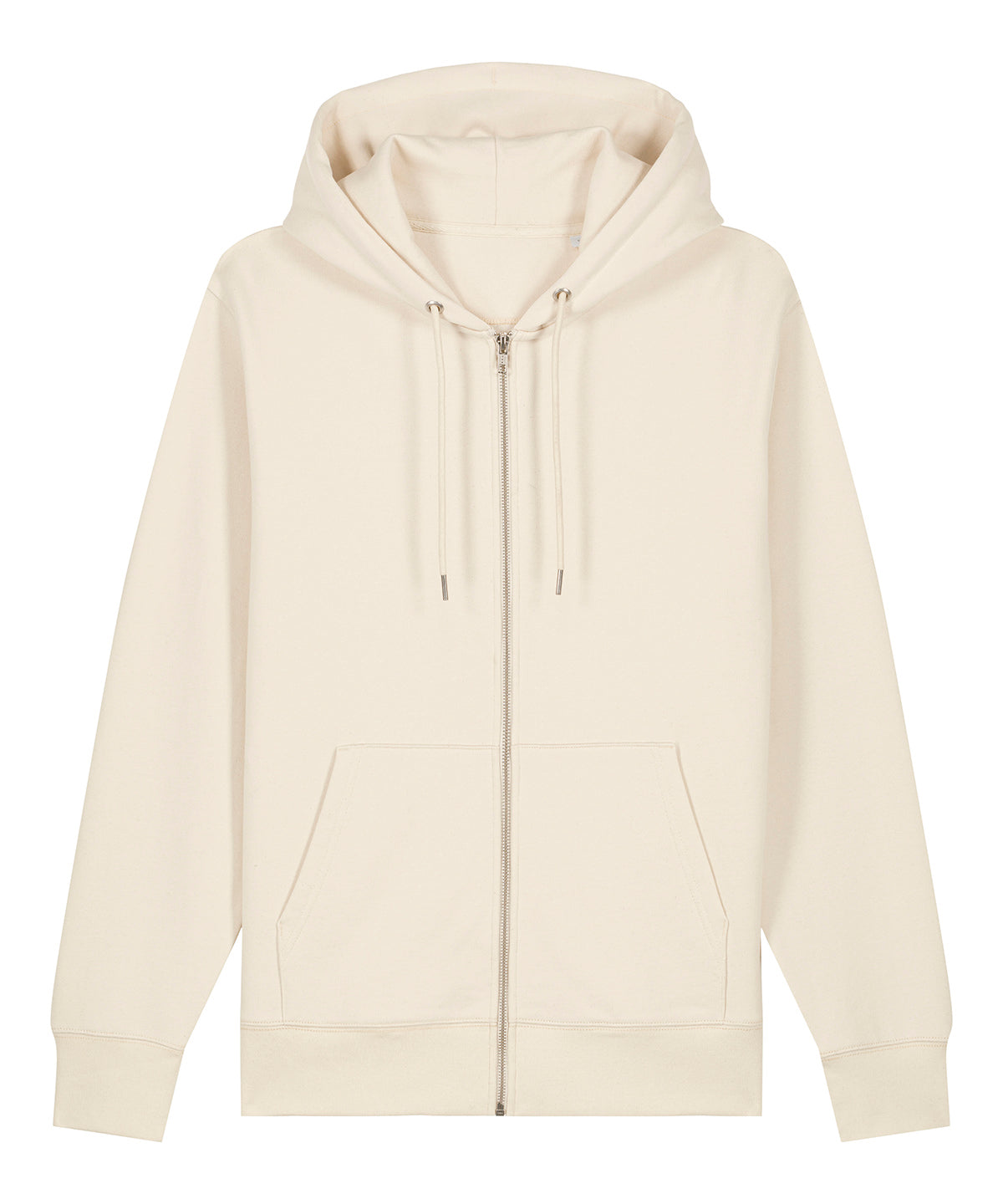 Stanley/Stella Unisex Cultivator 2.0 iconic zip-thru hoodie sweatshirt (STSU179) Natural Raw*