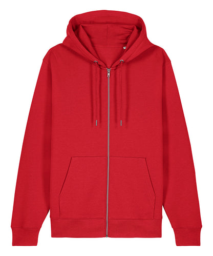 Stanley/Stella Unisex Cultivator 2.0 iconic zip-thru hoodie sweatshirt (STSU179) Red*