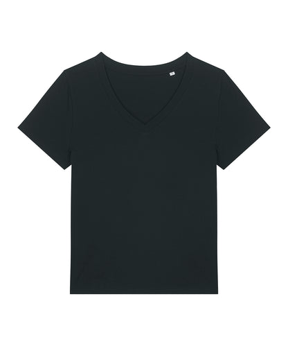Stanley/Stella Women’s Stella Isla v-neck t-shirt (STTW176) Black