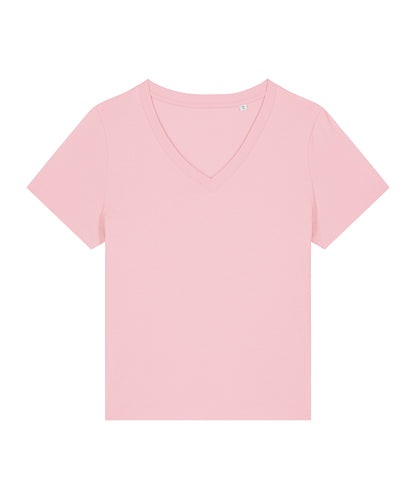 Stanley/Stella Women’s Stella Isla v-neck t-shirt (STTW176) Cotton Pink