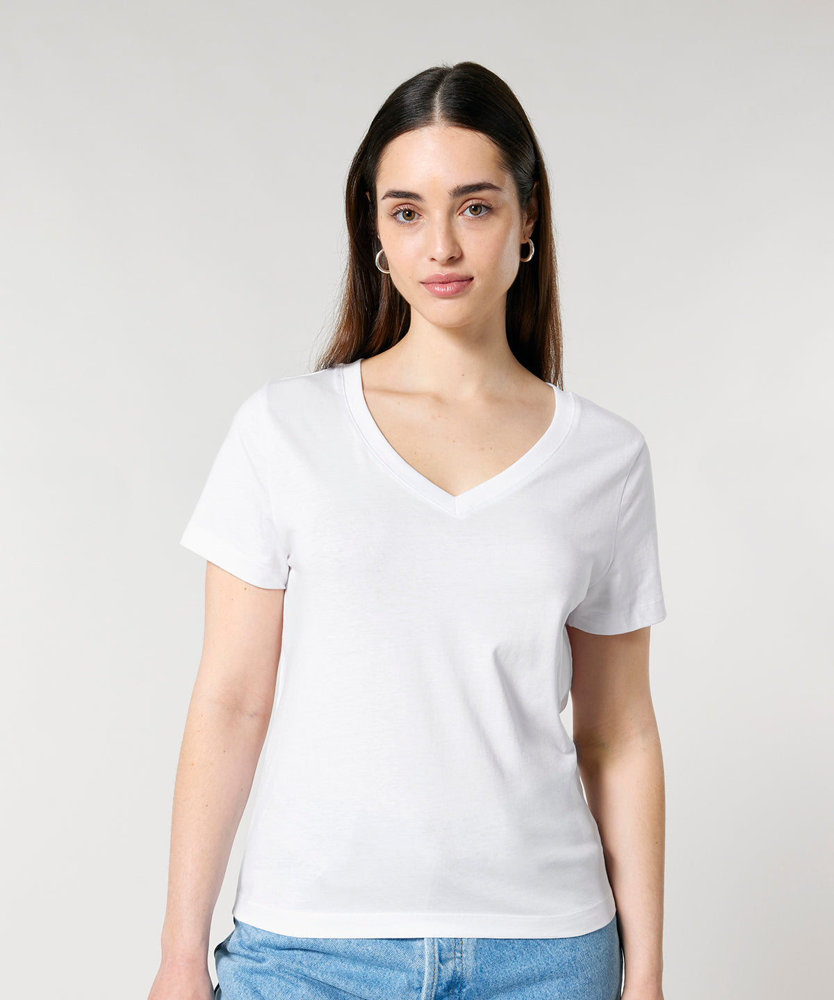 Stanley/Stella Women’s Stella Isla v-neck t-shirt (STTW176) Black